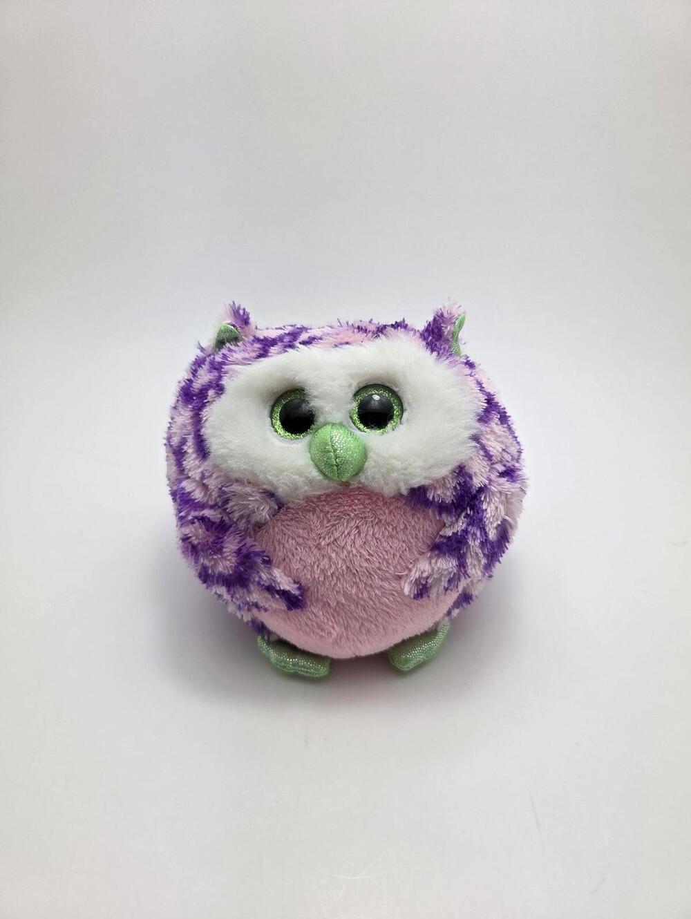 Ty Beanie Ballz “Ozzy” the Owl Ball (5 inch) No Hang Tag